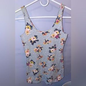 Maurice’s Gray Flower’d tank | XS